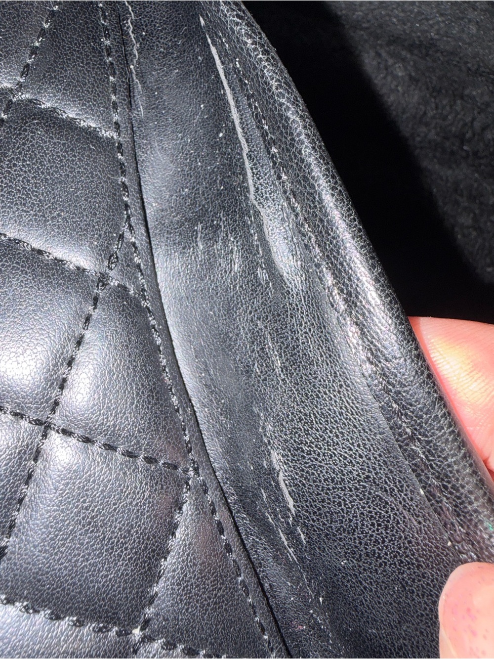 Michael Kors Black Quilted Leather Slip-On Ballet Flats with MK Logo - Picture 7 of 10